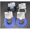 Image 2 : Shelf lot of NEW various-sized ethernet cables (8ft, 25ft, 50ft,) (Cat-6, Cat-7)