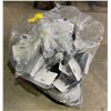 Image 1 : Bag full of NEW various-sized ethernet cable, extension cords, AC adapters (12ft, 6ft, etc...), (eth