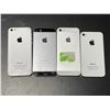 Image 2 : Group of 4 iPhones (not tested - screen cracks