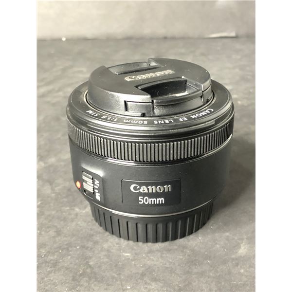 Canon 50mm F1.8 STM EF lens - retail $249.99 - new open box, no box