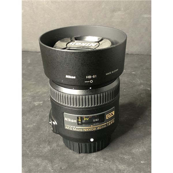 Nikon DX AF-S Micro Nikkor 40mm F2.8G lens - retail $319 - new open box, no box