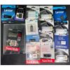 Image 1 : Group of NEW USB sticks (128GB, 64GB, etc...), MicroSD card w/adapters, etc...
