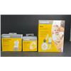 Image 1 : Group of 3 NEW Solo Single Electric Breast Pump, Breast shield, Personalfit flex connectors