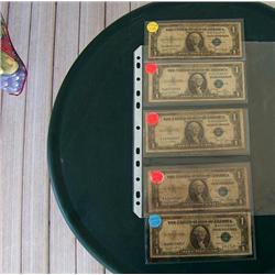 5-SILVER CERTIFICATES