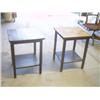 Image 1 : (2) OAK TABLES