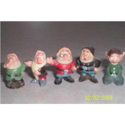 5 OF 7 DWARFS FROM SLEEPING BEAUTY