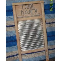 TIN WASHBOARD, GLASS WASHBOARD