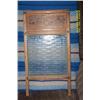 Image 1 : TIN WASHBOARD AND GLASS WASHBOARD