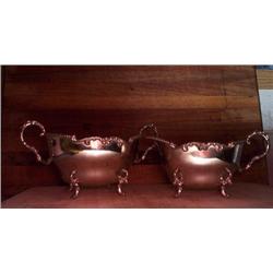 STERLING SILVER CREAMER & SUGAR