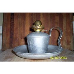 TIN CANDLE TYPE KEROSENE LANTERN