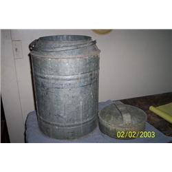 MILK CAN WITH ORIGINAL LID
