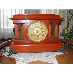 SETH THOMAS CHERRYWOOD ADAMANTINE CLOCK
