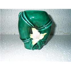 GREEN DOUBLE -BUD VASE