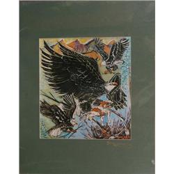 EAGLES--BY LEA SHORT BUFFALO BULL