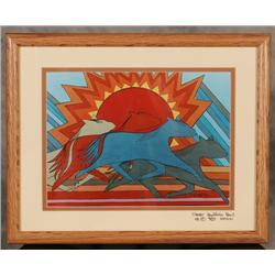 SUNDANCERS-- BY LEA SHORT BUFFALO BULL