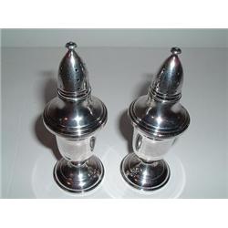 SILVER SALT & PEPPER SHAKERS
