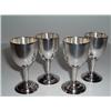 Image 1 : 4 SILVER GOBLETS