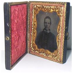 OLD PICTURE IN BOOK FRAME