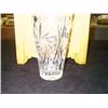 Image 1 : CUT GLASS VASE