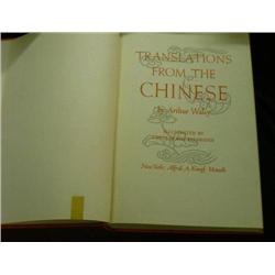 " TRANSLATIONS OF THE CHINESE" BY ARTHUR WALEY, AND THE BAYEAUX TAPESTRY