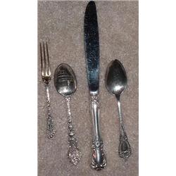 4 STERLING SILVER UTENSILS