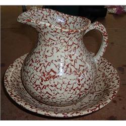 ROSEVILLE PITCHER & BOWL