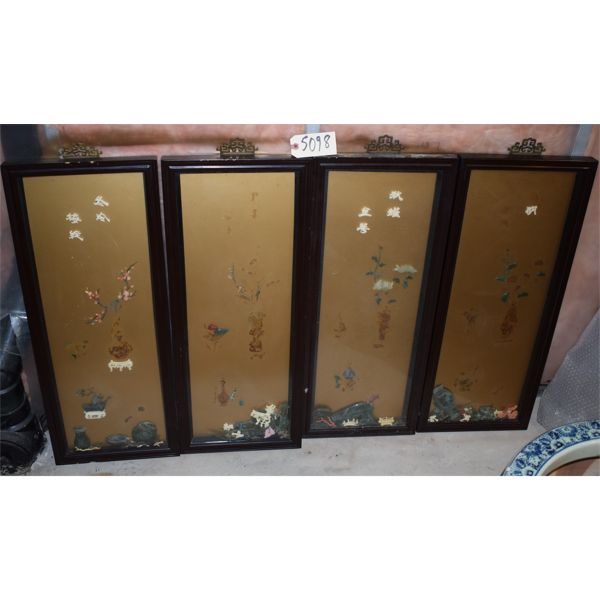 4 Artwork Frames w/ Glass