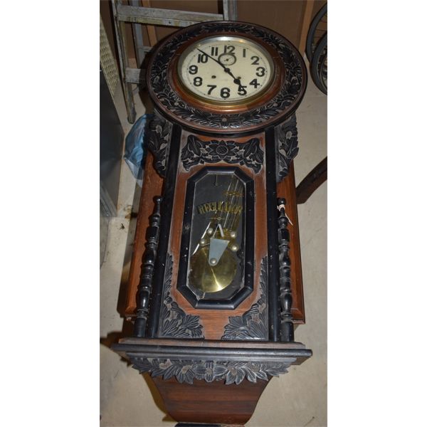 Key Winding Large Wall Clock 