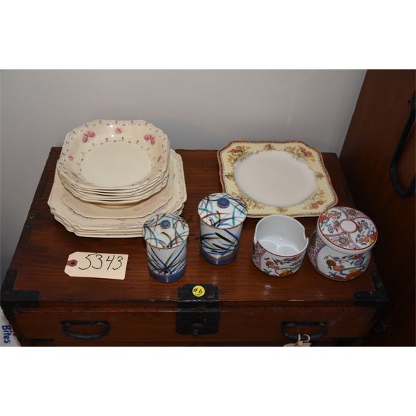 Box Lot Japanese Dishes