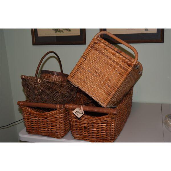 Box Lot Wicker Baskets