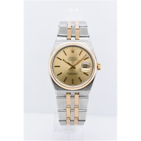 Pre-owned ROLEX OYSTERQUARTZ Model #17013 S/G 36mm