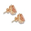 Image 2 : 3.08ct Morganite 14 K Rose Gold Earrings