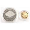 Image 3 : 1987 2 COIN GOLD & SILVER US CONSTITUTION COIN SET