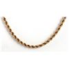 Image 1 : 14KT GOLD TWIST CHAIN NECKLACE