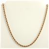 Image 2 : 14KT GOLD TWIST CHAIN NECKLACE