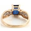 Image 5 : 10KT YELLOW GOLD AND SAPPHIRE RING SIZE 6 3 GR