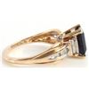Image 6 : 10KT YELLOW GOLD AND SAPPHIRE RING SIZE 6 3 GR