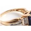 Image 9 : 10KT YELLOW GOLD AND SAPPHIRE RING SIZE 6 3 GR