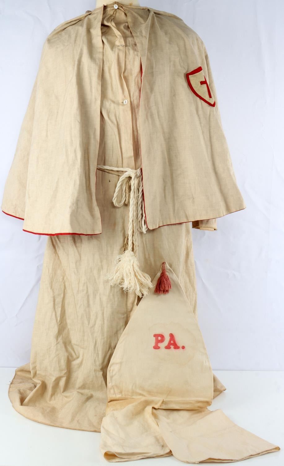 ORIGINAL 1920'S KKK KU KLUX KLAN PA. KLANSMAN ROBE