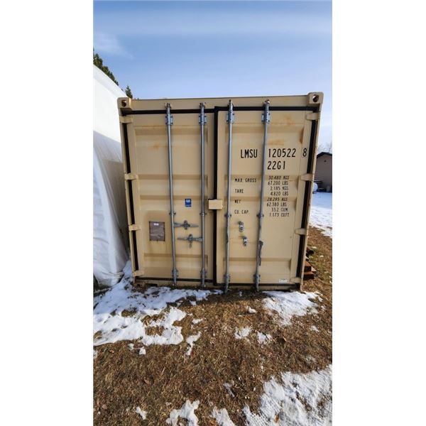 2012 8' x 8' x 20' Shipping container in good