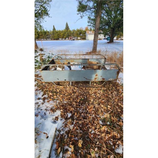 H.D Sled trailer 74"L  X 37"W X 25" L