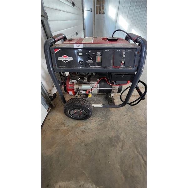 Briggs&Stratton 8000 watt generator runs
