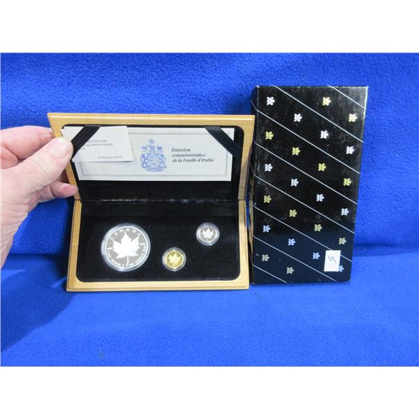 1989 Canadian Proof Three 5 Dollar Coin Set