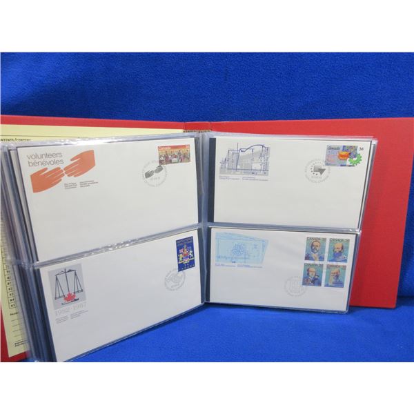 Canada Post Day of Issue Cover Album - May 1984 to June 1989