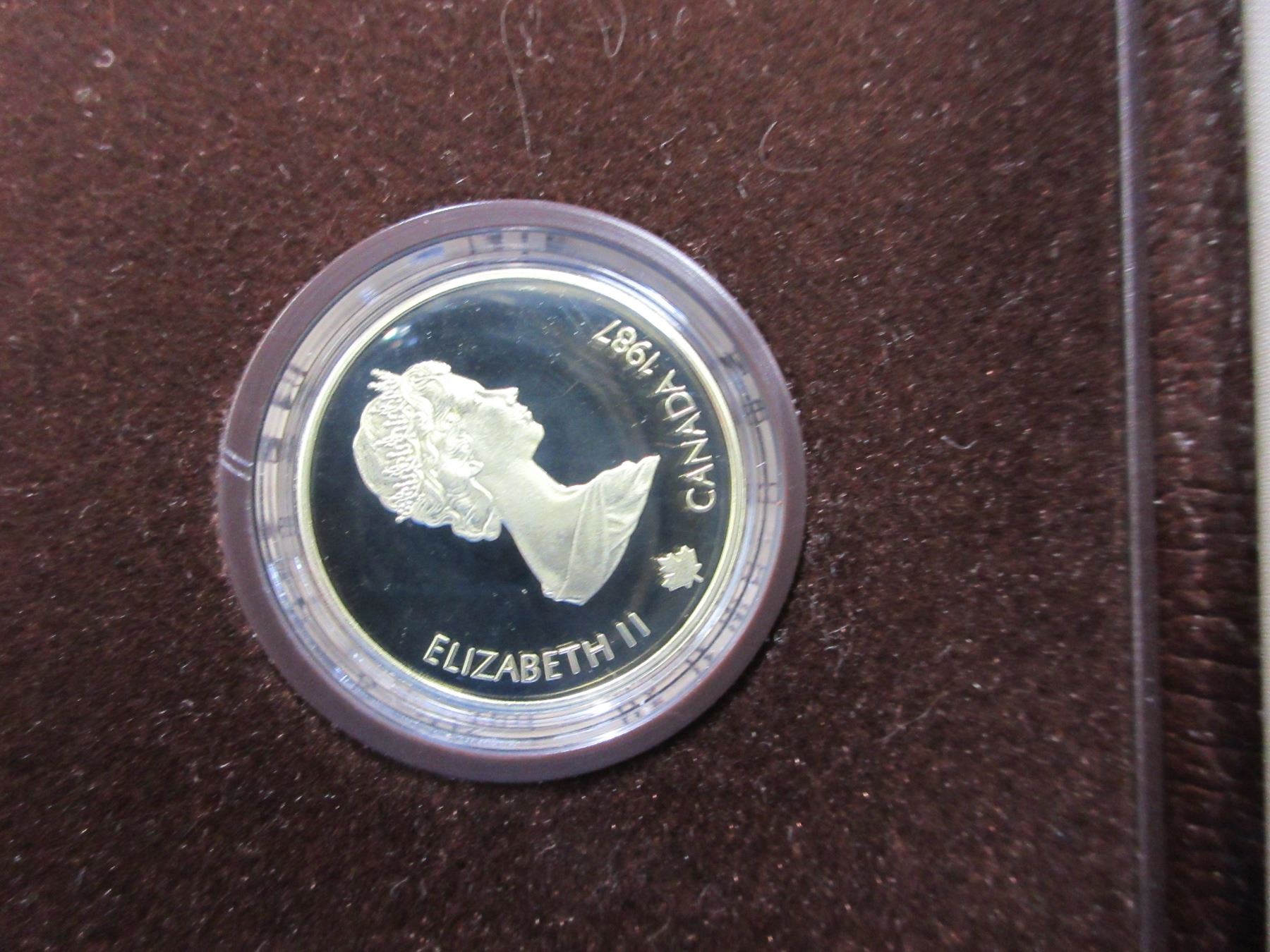 1987 Canadian 100 Dollar Proof Coin 1988 Olympic Torch 1987-canadian-100-dollar-proof-coin-1988-olympic-torch