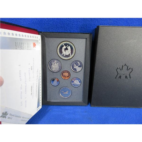 1988 Canadian Double Dollar 7 Proof Set with .500 Silver Dollar