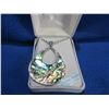 Image 1 : Glacier Pearl Abalone Shell Pendant on 20" Chain