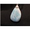 Image 3 : Caribbean Larimar 20" Pendant Necklace
