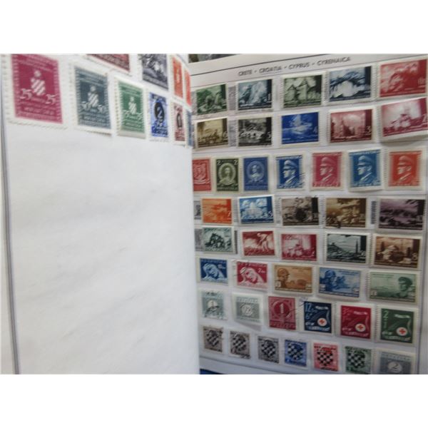 Ambassador World Stamp Album - Approx. 1960's to 1980's