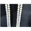 Image 2 : Cultured Pearl Necklace - 17" Double Strand - Marked 10 KC